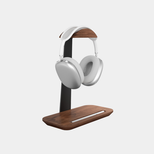 Support de Casque - Bois de Noyer