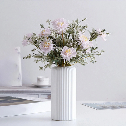 Vase Rayé - Plastique