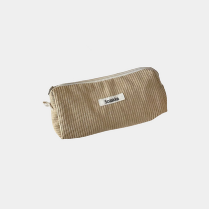 Trousse Rayée - Velours