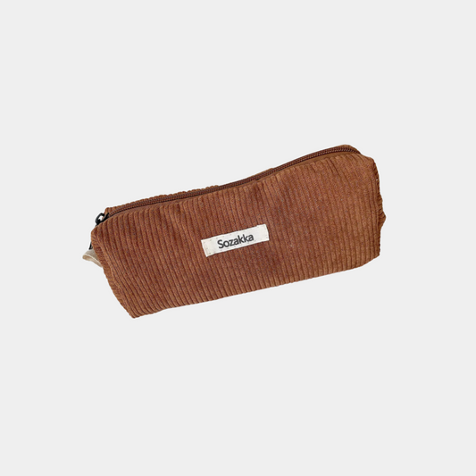 Trousse Rayée - Velours